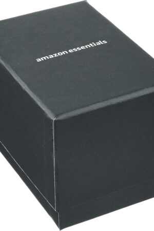 Black Dial Analog Watch with Black Leather Band - Image 4